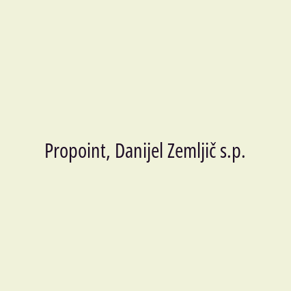 Propoint, Danijel Zemljič s.p. - Logotip