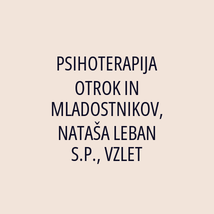 PSIHOTERAPIJA OTROK IN MLADOSTNIKOV, NATAŠA LEBAN S.P., VZLET - Logotip