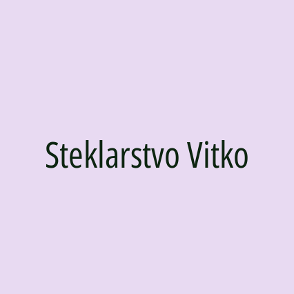 Steklarstvo Vitko