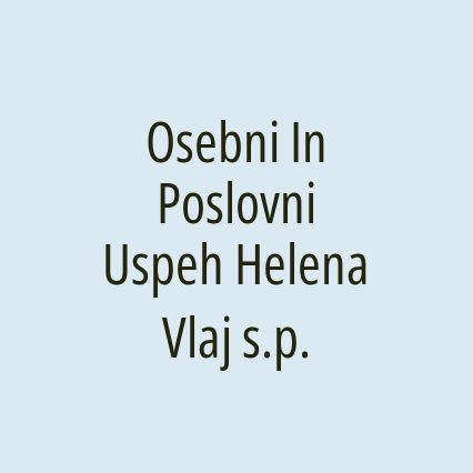 Osebni In Poslovni Uspeh Helena Vlaj s.p.