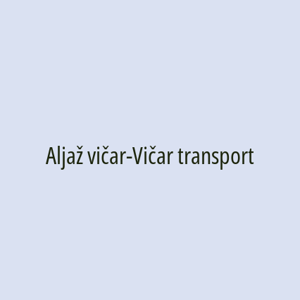 Aljaž vičar-Vičar transport - Logotip