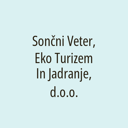 Sončni Veter, Eko Turizem In Jadranje, d.o.o.