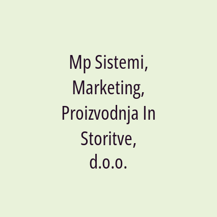 Mp Sistemi, Marketing, Proizvodnja In Storitve, d.o.o. - Logotip