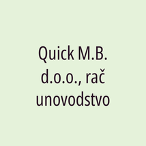 Quick M.B. d.o.o., računovodstvo - Logotip