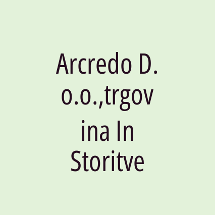 Arcredo D.o.o.,trgovina In Storitve - Logotip