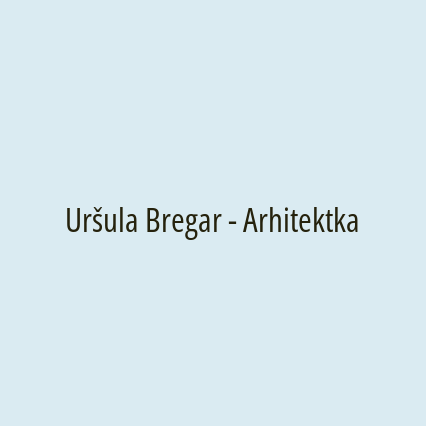 Uršula Bregar - Arhitektka - Logotip