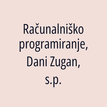 Računalniško programiranje, Dani Zugan, s.p. - Logotip