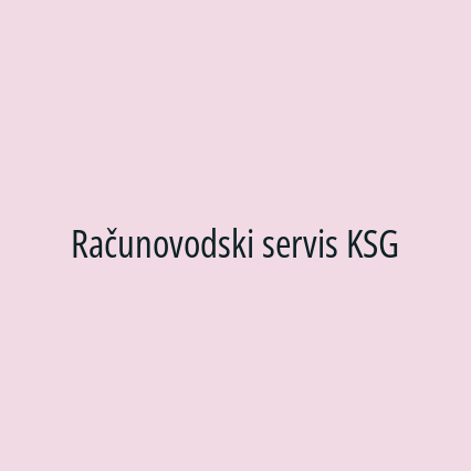 Računovodski servis KSG - Logotip