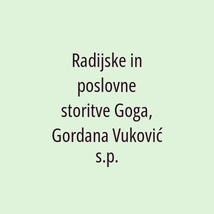 Radijske in poslovne storitve Goga, Gordana Vuković s.p. - Logotip