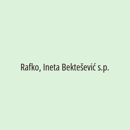 Rafko, Ineta Bektešević s.p. - Logotip