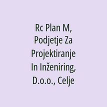 Rc Plan M, Podjetje Za Projektiranje In Inženiring, D.o.o., Celje - Logotip