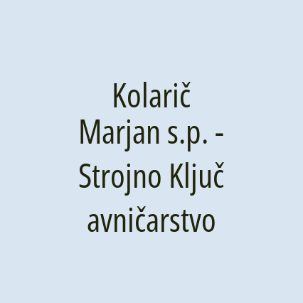 Kolarič Marjan s.p. - Strojno Ključavničarstvo - Logotip