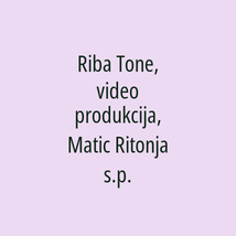 Riba Tone, video produkcija, Matic Ritonja s.p. - Logotip