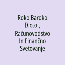 Roko Baroko D.o.o., Računovodstvo In Finančno Svetovanje - Logotip