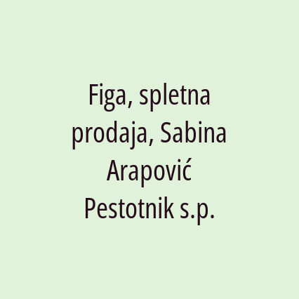 Figa, spletna prodaja, Sabina Arapović Pestotnik s.p. - Logotip