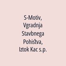 S-Motiv, Vgradnja Stavbnega Pohištva, Iztok Kac s.p. - Logotip