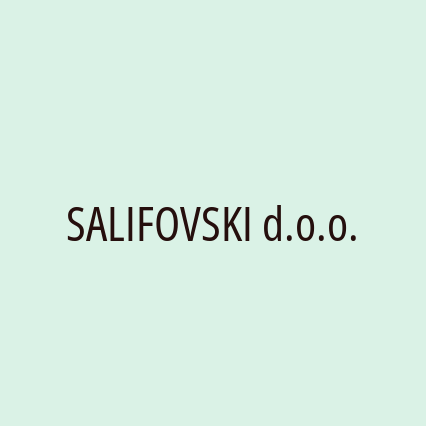 SALIFOVSKI d.o.o.