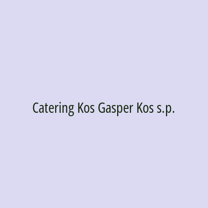 Catering Kos Gasper Kos s.p.