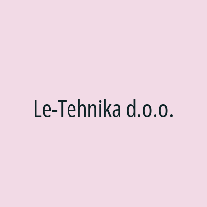 Le-Tehnika d.o.o.