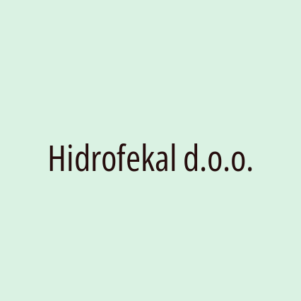 Hidrofekal d.o.o.