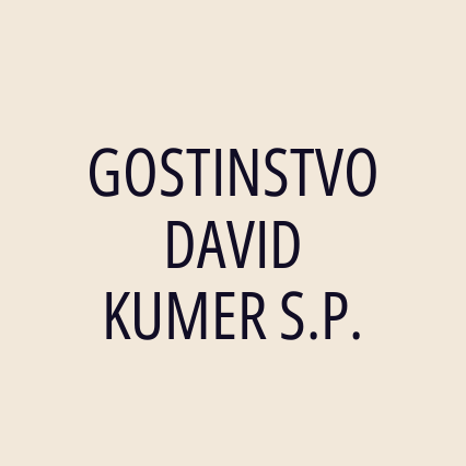 GOSTINSTVO DAVID KUMER S.P.