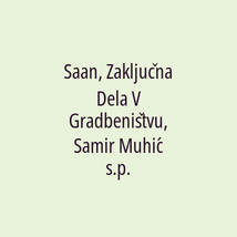 Saan, Zaključna Dela V Gradbeništvu, Samir Muhić s.p. - Logotip