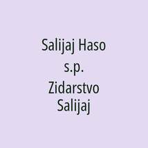 Salijaj Haso s.p. Zidarstvo Salijaj - Logotip