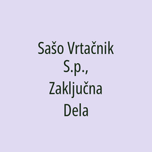 Sašo Vrtačnik S.p., Zaključna Dela - Logotip