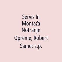 Servis In Montaža Notranje Opreme, Robert Samec s.p. - Logotip