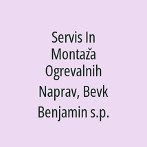 Servis In Montaža Ogrevalnih Naprav, Bevk Benjamin s.p. - Logotip