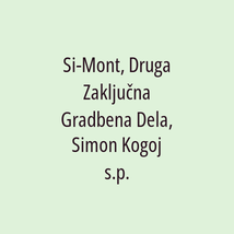 Si-Mont, Druga Zaključna Gradbena Dela, Simon Kogoj s.p. - Logotip