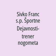 Sivko Franc s.p. Športne Dejavnosti- trener nogometa - Logotip