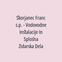 Škorjanec Franc s.p. - Vodovodne Inštalacije In Splošna Zidarska Dela - Logotip