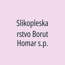 Slikopleskarstvo Borut Homar s.p. - Logotip