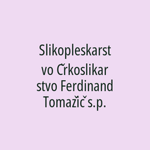 Slikopleskarstvo Črkoslikarstvo Ferdinand Tomažič s.p. - Logotip