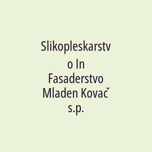 Slikopleskarstvo In Fasaderstvo Mladen Kovač s.p. - Logotip