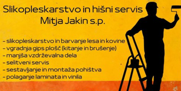 Slikopleskarstvo in hišni servis (Mitja Jakin s.p.) - Logotip