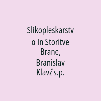 Slikopleskarstvo In Storitve Brane, Branislav Klavž s.p. - Logotip