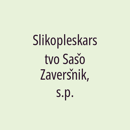 Slikopleskarstvo Sašo Zaveršnik, s.p. - Logotip