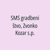 SMS gradbeništvo, Zvonko Kozar s.p. - Logotip