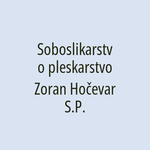 Soboslikarstvo pleskarstvo Zoran Hočevar S.P. - Logotip