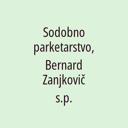 Sodobno parketarstvo, Bernard Zanjkovič s.p. - Logotip