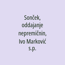 Sonček, oddajanje nepremičnin, Ivo Marković s.p. - Logotip