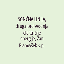 SONČNA LINIJA, druga proizvodnja električne energije, Žan Planovšek s.p. - Logotip