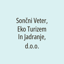 Sončni Veter, Eko Turizem In Jadranje, d.o.o. - Logotip