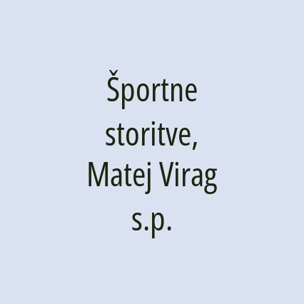 Športne storitve, Matej Virag s.p. - Logotip