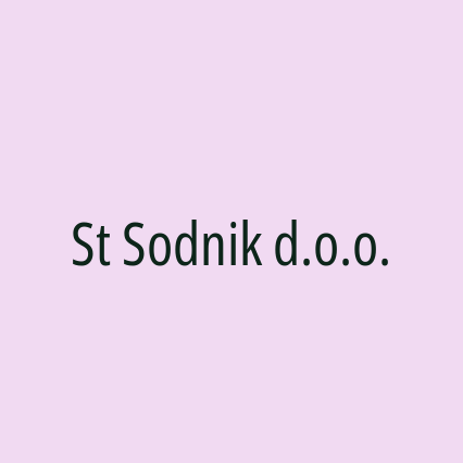 St Sodnik d.o.o. - Logotip