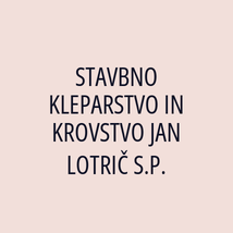 STAVBNO KLEPARSTVO IN KROVSTVO JAN LOTRIČ S.P. - Logotip