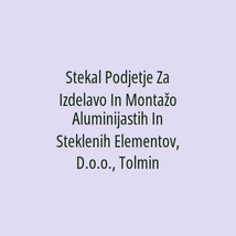 Stekal Podjetje Za Izdelavo In Montažo Aluminijastih In Steklenih Elementov, D.o.o., Tolmin - Logotip