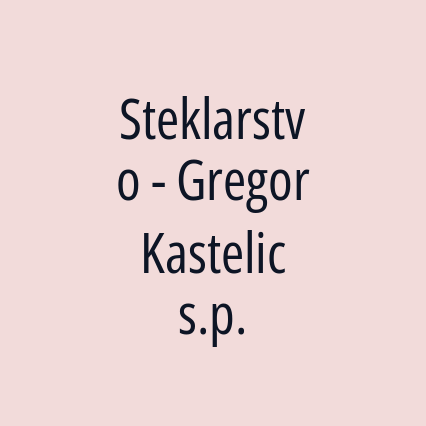 Steklarstvo - Gregor Kastelic s.p. - Logotip